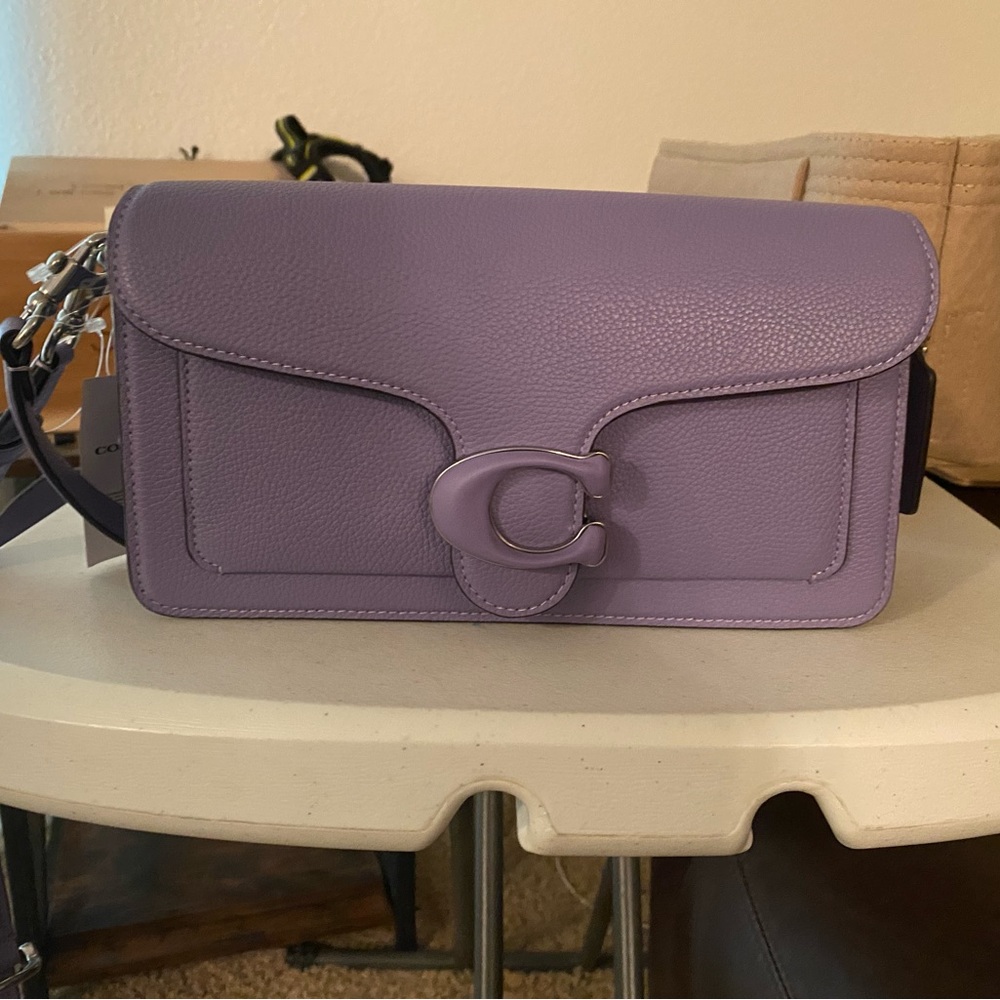NWT! Purple Coach tabby!